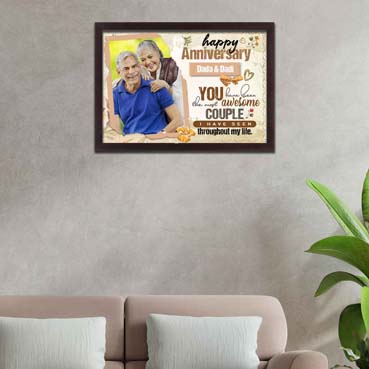 Personalised Photo Frame Collage for Grand Mother Anniversary (17'x12')