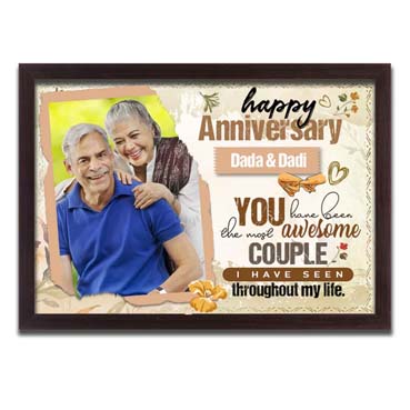 Personalised Photo Frame Collage for Grand Mother Anniversary (17'x12')