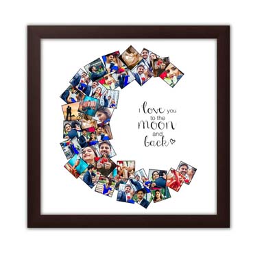 Personalised Photo Collage for Husband Anniversary (12'x12')