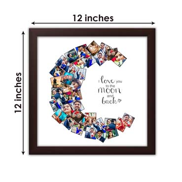 Personalised Photo Collage for Husband Anniversary (12'x12')