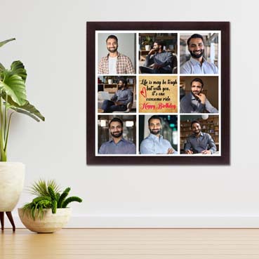 Personalised Photo Collage for Husband Birthday (12'x12')