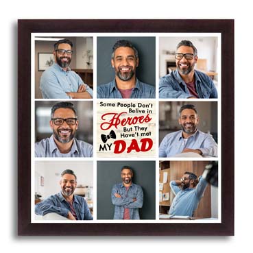 Personalised Photo Collage for Father Birthday (12'x12')