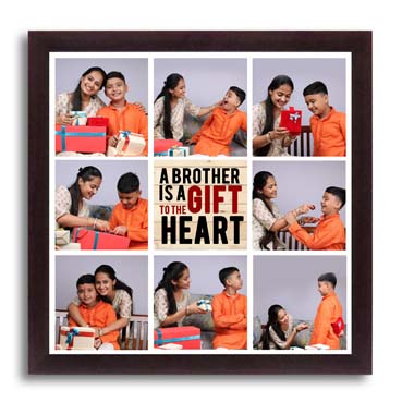 Personalised Photo Collage for Brother Birthday (12'x12')