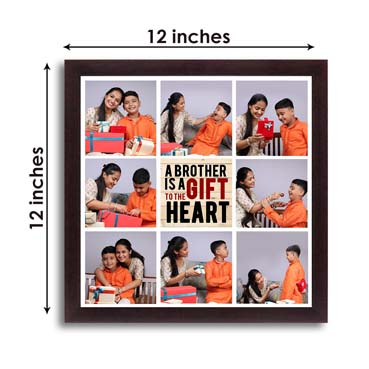 Personalised Photo Collage for Brother Birthday (12'x12')
