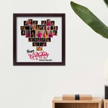 Personalised Photo Collage for Wife Birthday (12'x12')