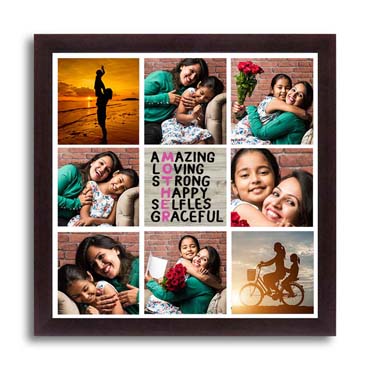 Personalised Photo Collage for Mother Birthday (12'x12')