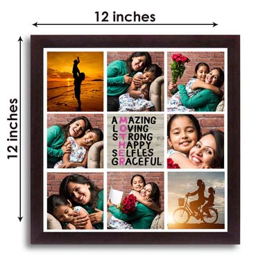 Personalised Photo Collage for Mother Birthday (12'x12')
