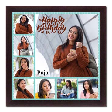 Personalised Photo Collage for Female Friend Birthday (12'x12')