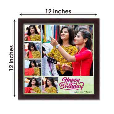 Personalised Photo Collage for Sister Birthday (12'x12')