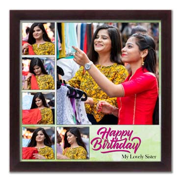 Personalised Photo Collage for Sister Birthday (12'x12')