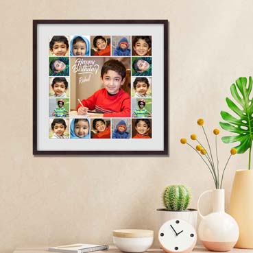 Personalised Photo Frame Collage for Child Birthday (24'x24')