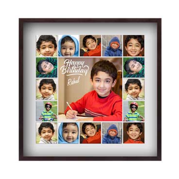Personalised Photo Frame Collage for Child Birthday (24'x24')