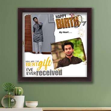 Personalised Photo Frame for Son Birthday (12'x12')