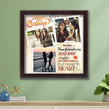 Personalised Photo Frame for Female Friend Birthday (12'x12')