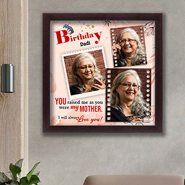 Personalised Photo Frame for Grand Mother Birthday (12'x12')