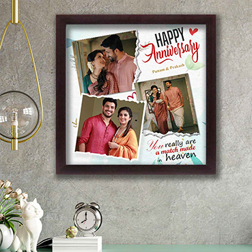 Personalised Photo Frame for Husband Anniversary (12'x12')