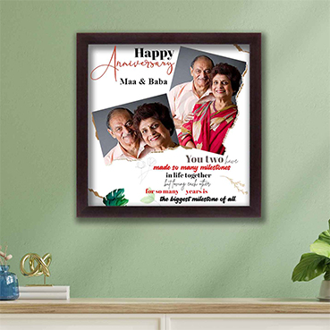 Personalised Photo Frame for Father Anniversary (12'x12')