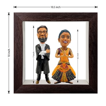 Personalised Framed Bobblehead Miniature-03