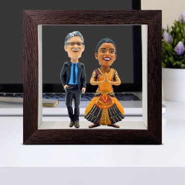 Personalised Framed Bobblehead Miniature F-BOB-C-13