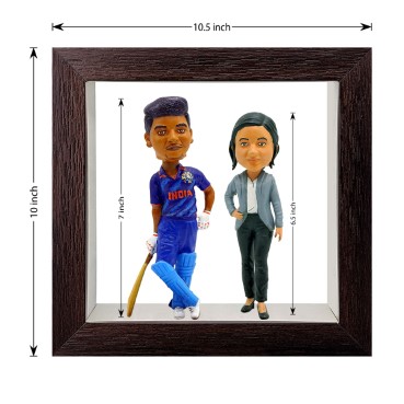 Personalised Framed Bobblehead Miniature F-BOB-C-21