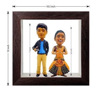 Personalised Framed Bobblehead Miniature F-BOB-C-23