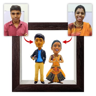 Personalised Framed Bobblehead Miniature F-BOB-C-23