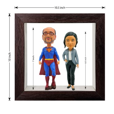Personalised Framed Bobblehead Miniature F-BOB-C-28