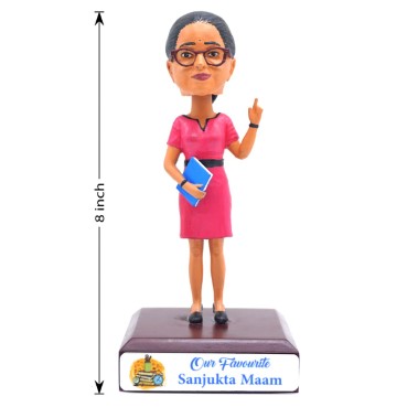 Personalised Bobblehead 3D Miniature For Female Teacher