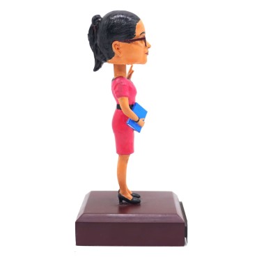 Personalised Bobblehead 3D Miniature For Female Teacher