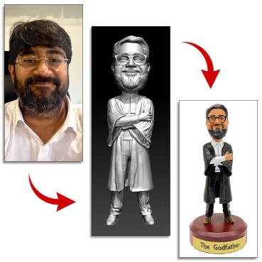 Personalised Bobblehead Miniature For Lawer