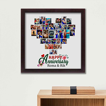 Personalised Photo Collage for Female Friend Anniversary (12'x12')