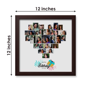 Customised Photo Collage Frame Gift for Love
