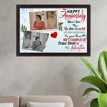 Personalised Photo Frame Collage for Father Anniversary (17'x12')