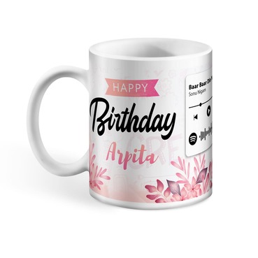 Custom Made Spotify Photo Coffee Mug Gift