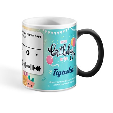 Customised Spotify Code Music Photo Magic Mug Gift