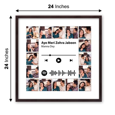Customised Spotify Music Photo Collage Frame