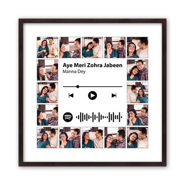 Customised Spotify Music Photo Collage Frame