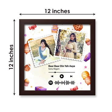 Customised Spotify Music Wall Collage Photo Frame