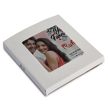 Customised Spotify Music Photo Glass Plaque with Stand