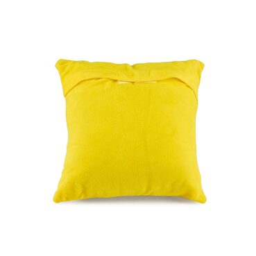 Yellow Customized Cushion in Square Shape