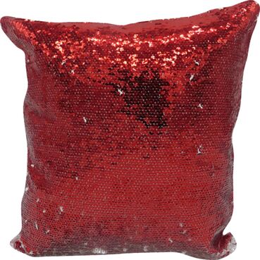 Personalized Square Magic Cushion (Red/White)