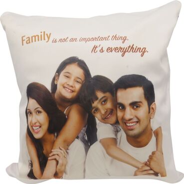 Personalized Square Magic Cushion (Red/White)