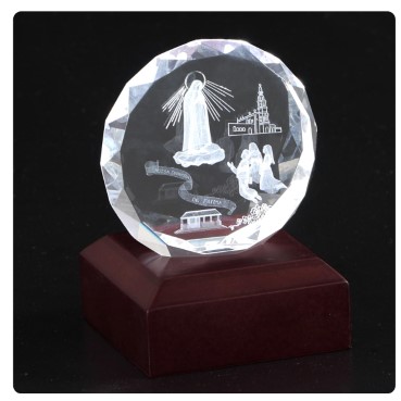 Laser Engraved 3D crystal