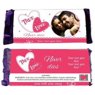 Personalised Chocolate Wrapper with Small Chocolate for Sister