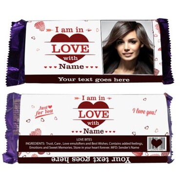 Personalised Chocolate Wrapper with Small Chocolate for Sister