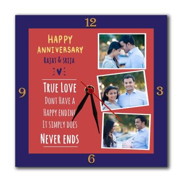 Personalized Photo Clocks Anniversary Gift Ideas