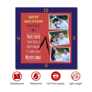 Personalized Photo Clocks Anniversary Gift Ideas