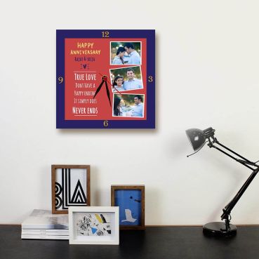 Personalized Photo Clocks Anniversary Gift Ideas
