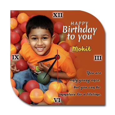 Photo Wall Clocks Online in India Gifts for Boys