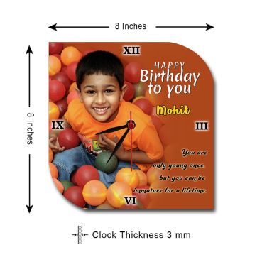 Photo Wall Clocks Online in India Gifts for Boys